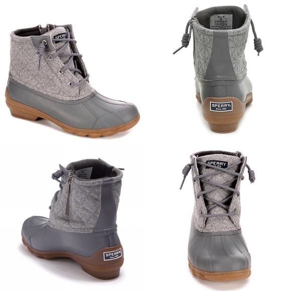 Sperry Gray Winter & Rain Boots - Picture 6 of 7